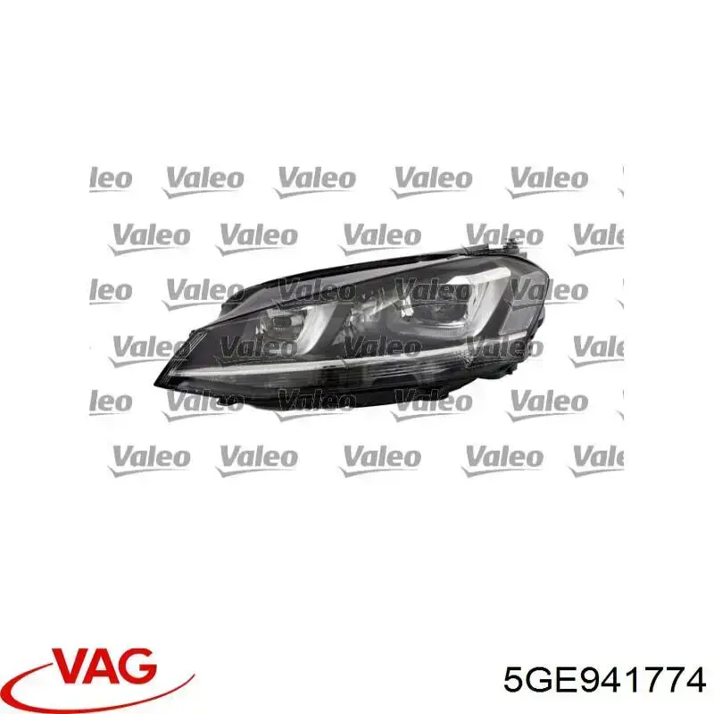 5GE941774 VAG luz direita