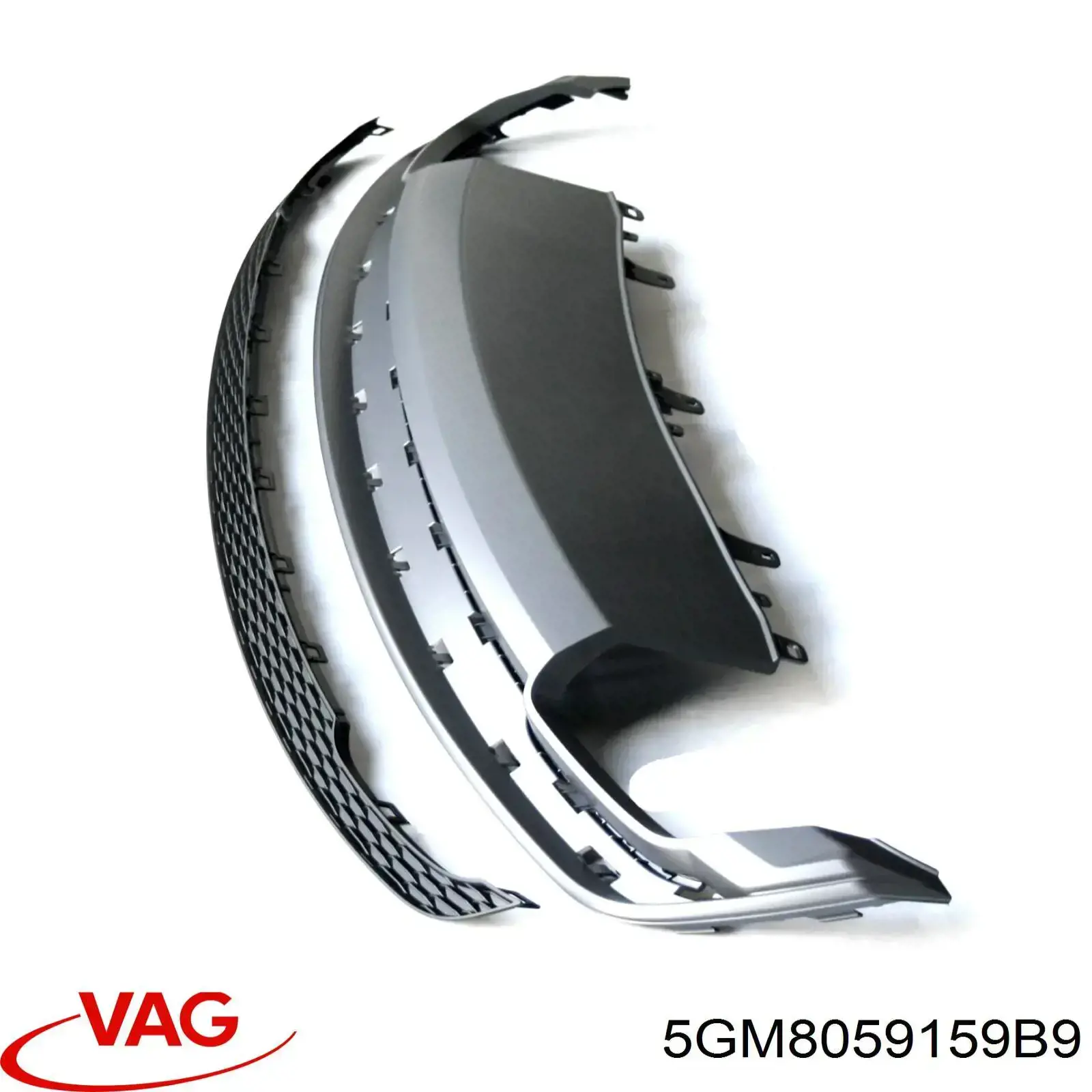 Спойлер переднего бампера VAG 5GM8059159B9 цена, от 176.25 USD