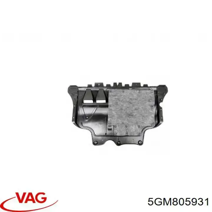 Купить 5GM805931 VAG Кронштейн суппорта радиатора верхний