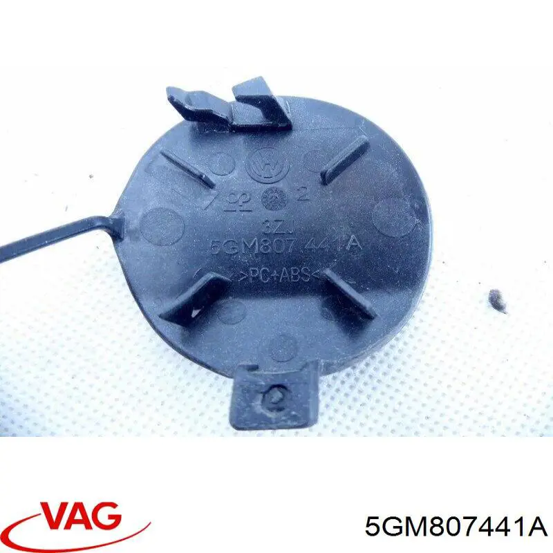 5GM807441A VAG Заглушка бампера буксировочного крюка задняя