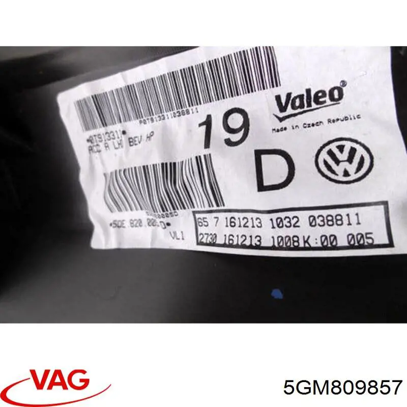 5GM809857 VAG 