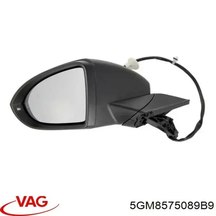 Купить 5GM8575089B9 VAG Боковое зеркало заднего вида правое