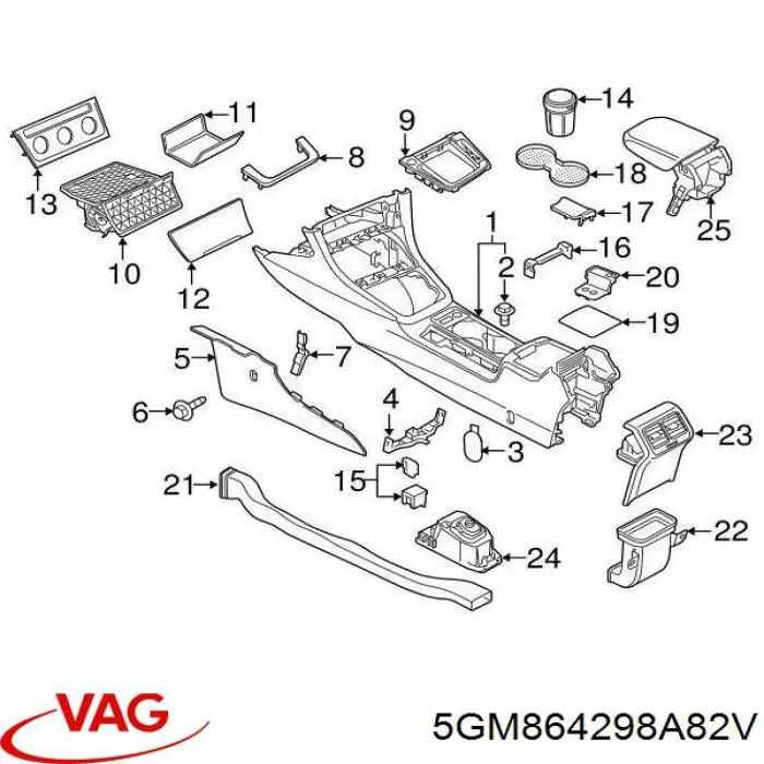  5GM864298A82V VAG