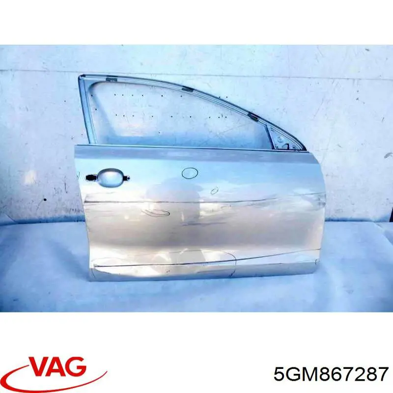 5GM867287 VAG Обшивка стойки кузова внутренняя задняя левая
