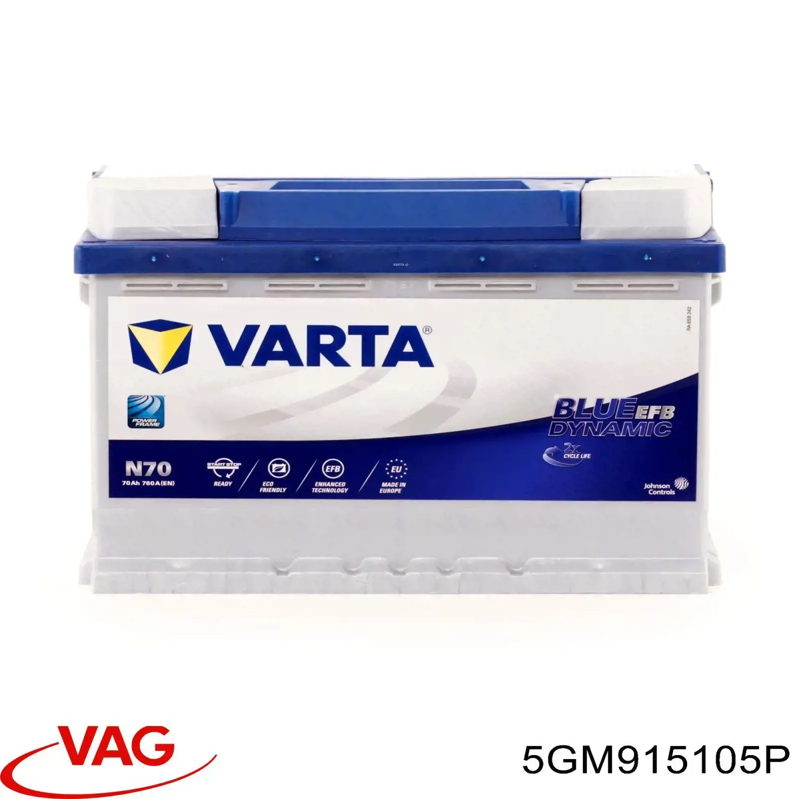 Аккумулятор VAG 5GM915105P