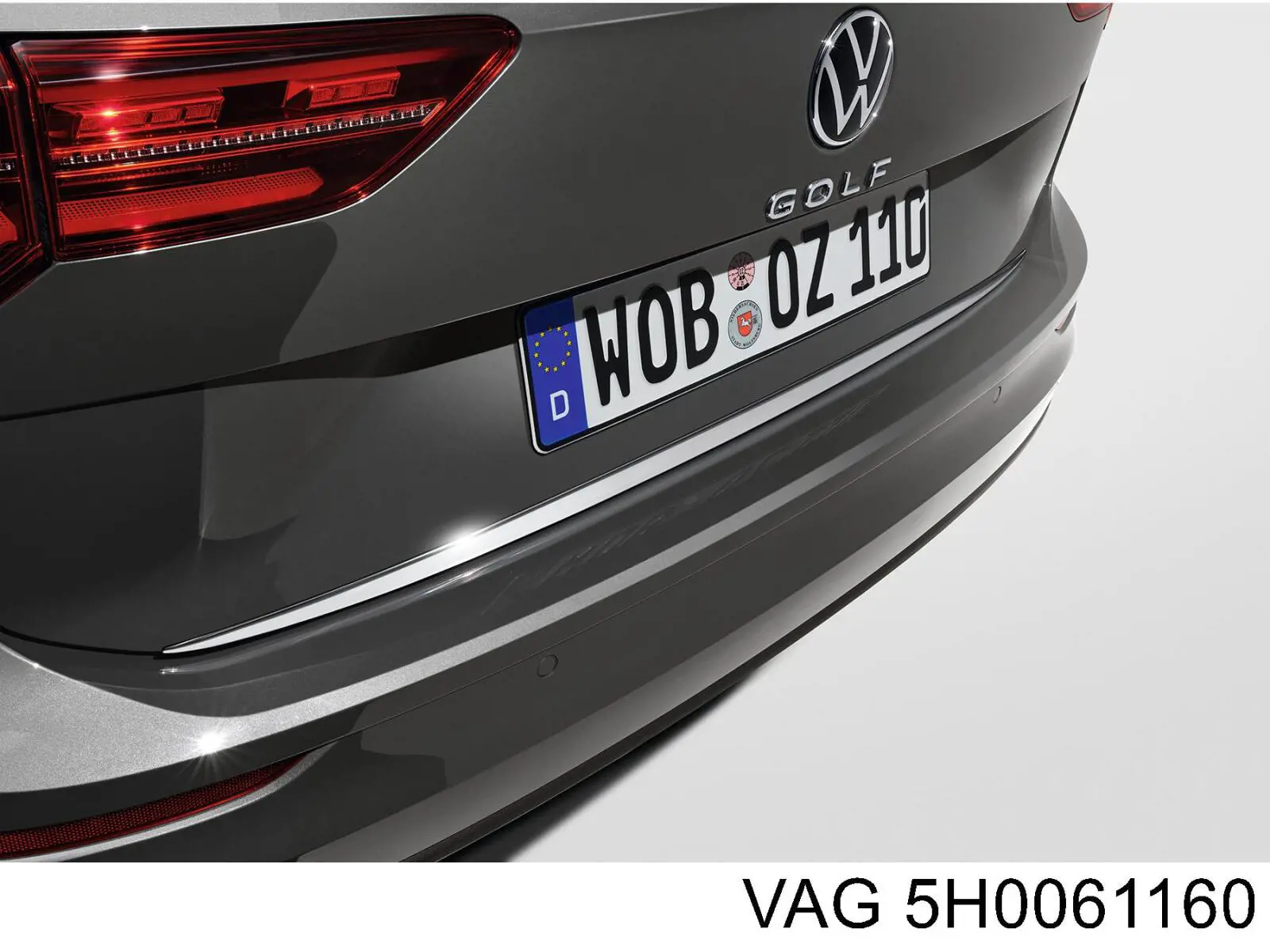 Задний коврик в багажник VAG 5H0061160 цена, от 96.64 USD