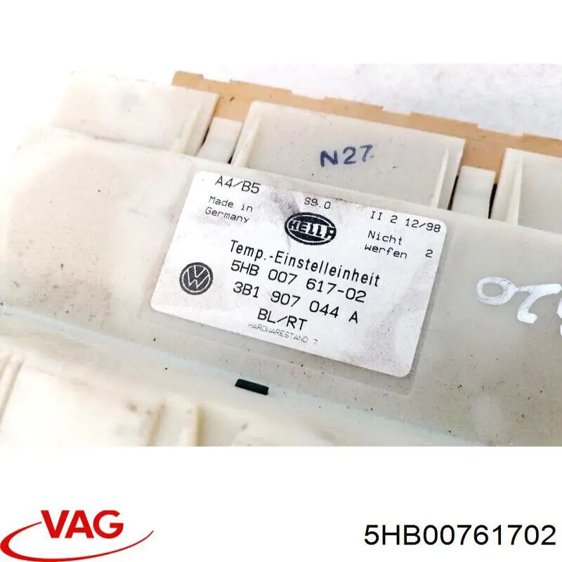 Купить 5HB00761702 VAG Блок управления печкой