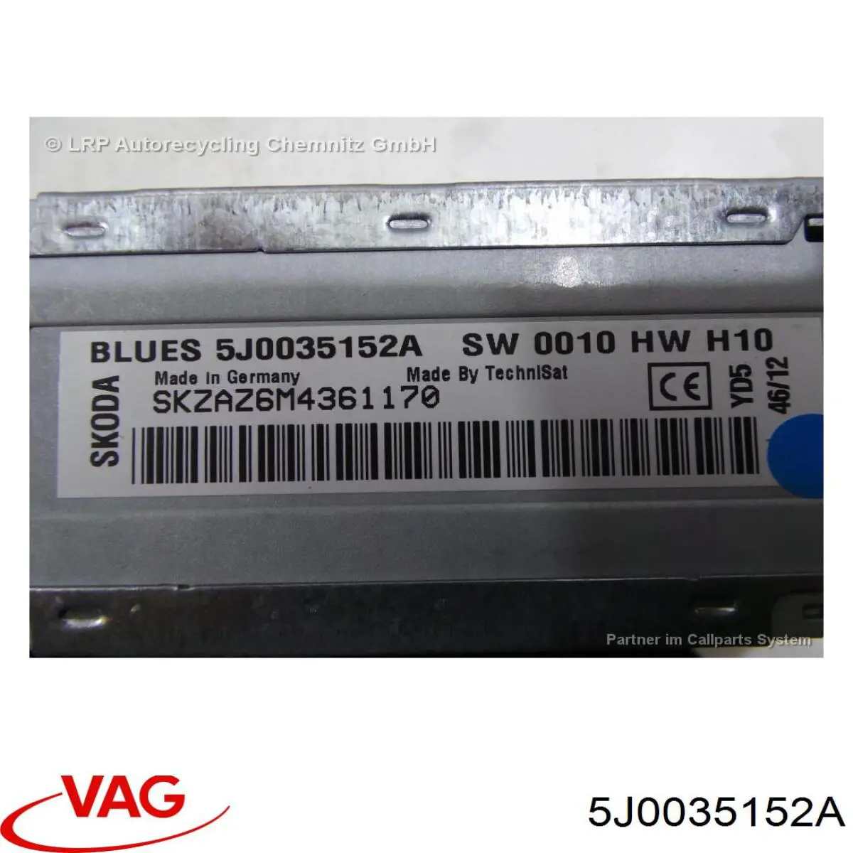 Автомагнитола VAG 5J0057156A