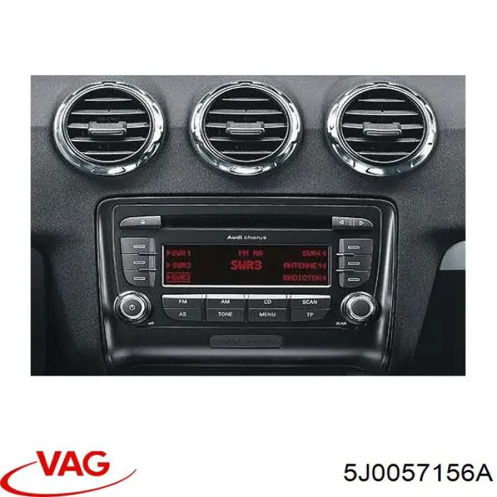 Магнитола (радио AM/FM) VAG 5J0057156A цена, от 38.01 USD