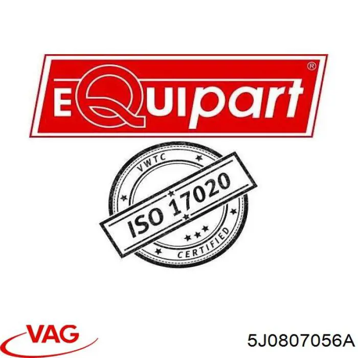 Правое крепление переднего бампера VAG 5J0807056A цена, от 6.55 USD
