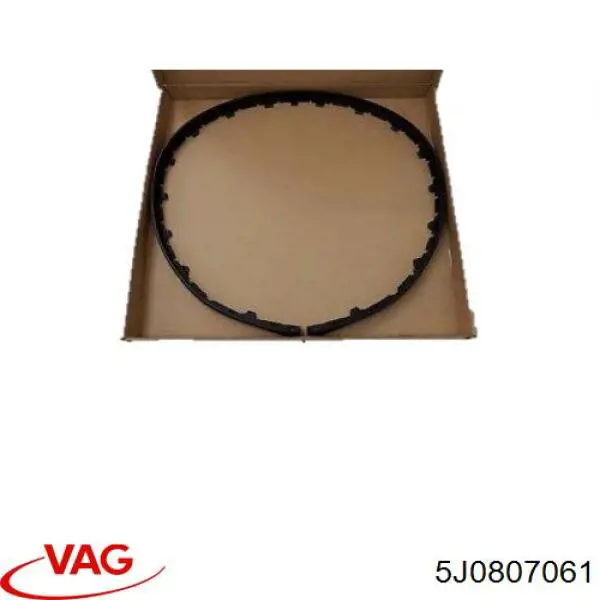 5J0807061 VAG Губа переднего бампера