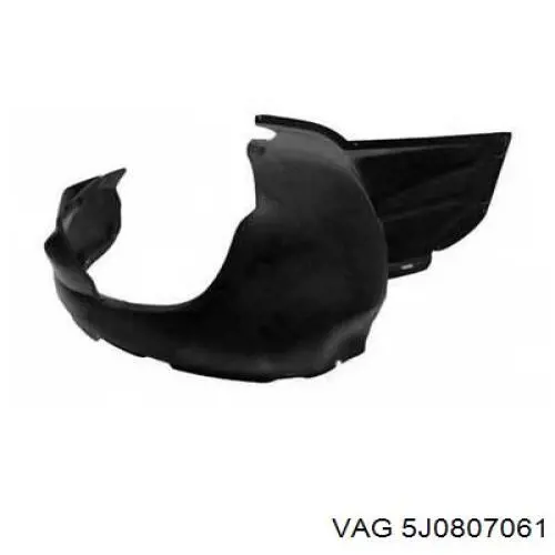 Спойлер переднего бампера VAG 5J0807061 цена, от 9.39 USD