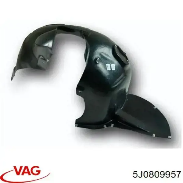 Подкрылок крыла переднего левый VAG 5J0809957 цена, от 17.50 USD