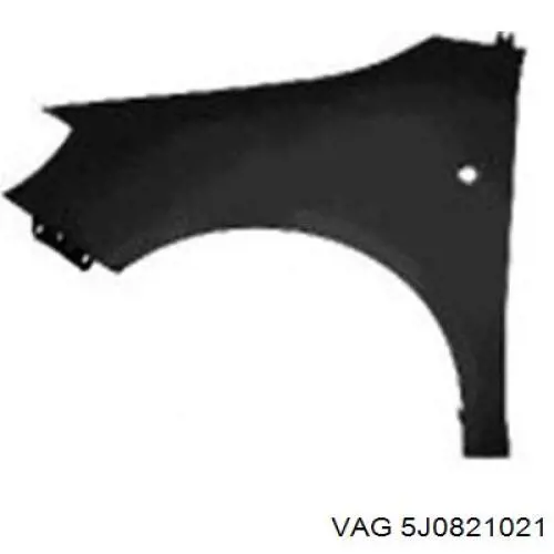 Крыло переднее левое VAG 5J0821021 цена, от 45.11 USD