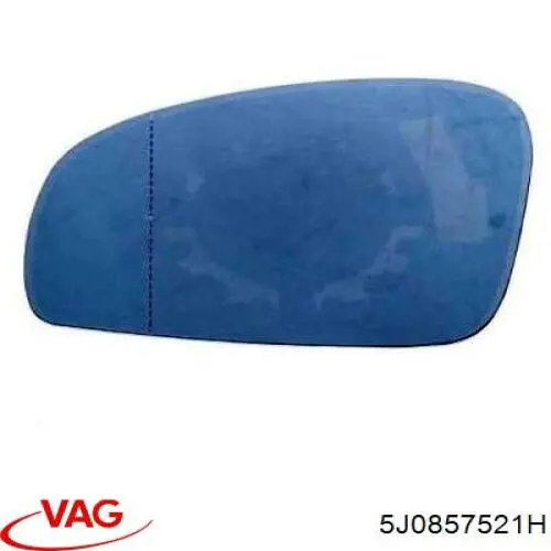 Зеркальный элемент левый VAG 5J0857521H