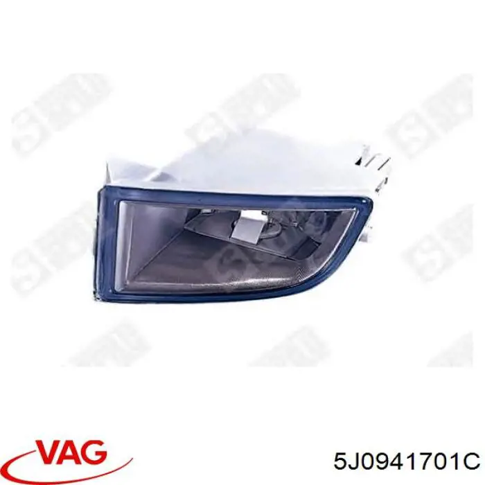 Фара противотуманная, левая VAG 5J0941701C цена, от 54.64 USD