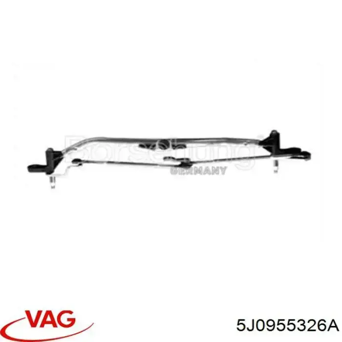 Тяга трапеции стеклоочистителя правая VAG 5J0955326A цена, от 12.44 USD