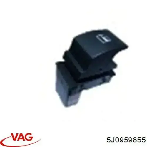 Кнопка стеклоподъемника передняя 5J0959855 VAG
