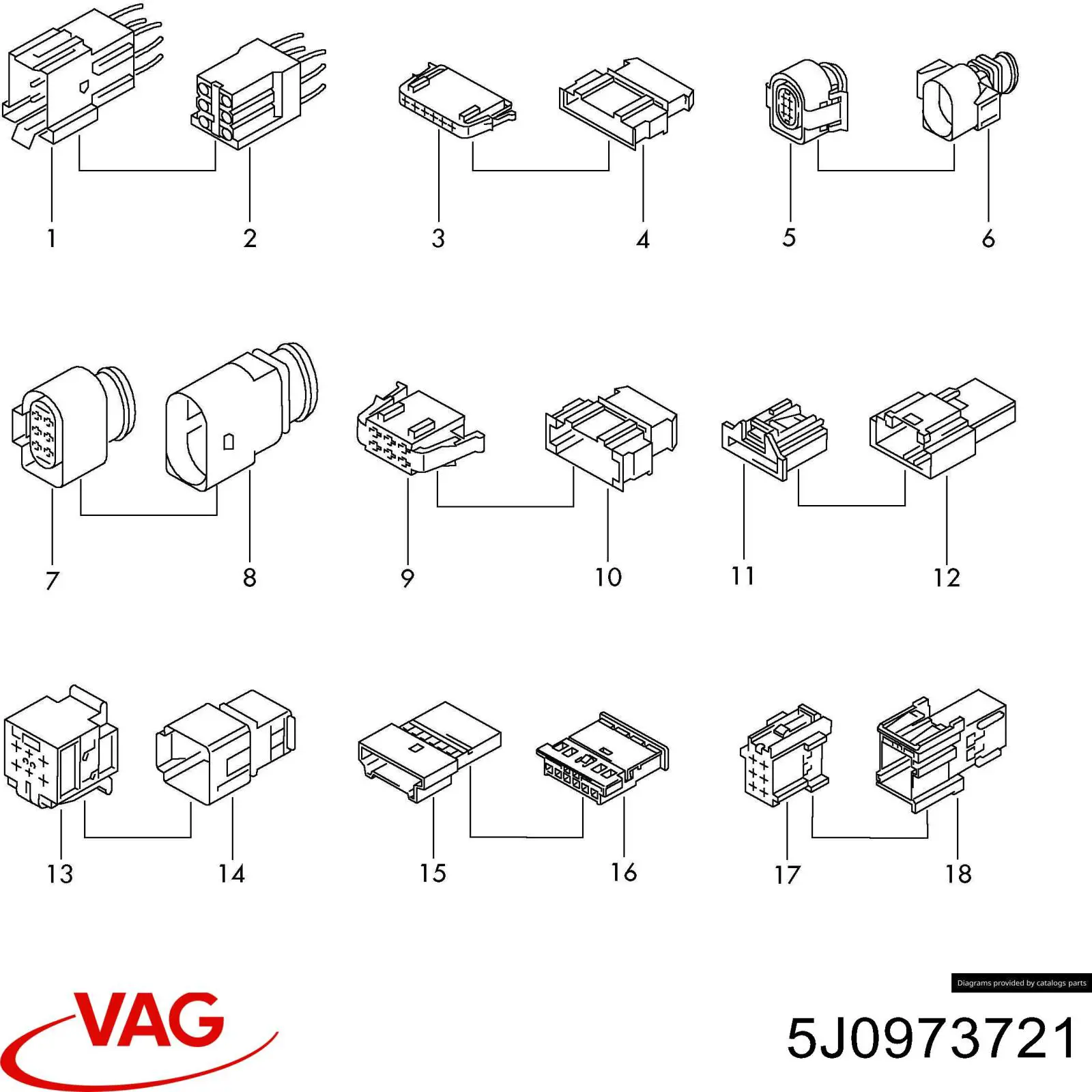  VAG 5J0973721