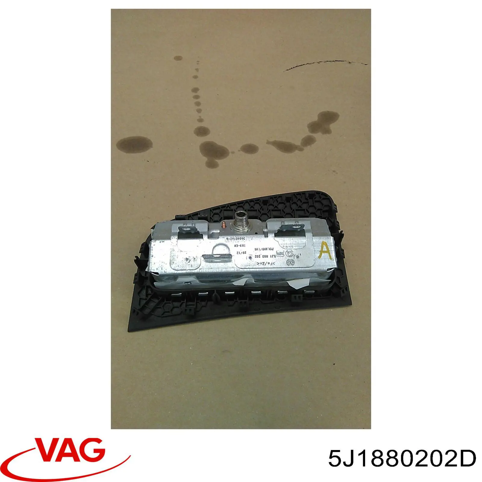 Подушка безопасности (AIRBAG) пассажирская VAG 5J1880202D цена, от 90.68 USD