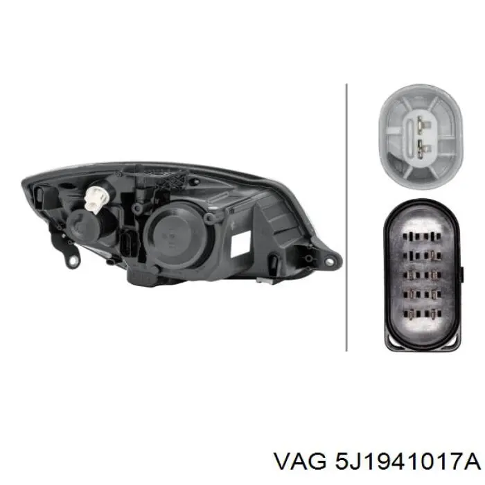 Фара левая VAG 5J1941017A цена, от 166.76 USD
