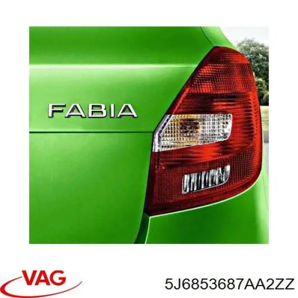 Фирменный значок VAG 5J6853687AA2ZZ цена, от 15.46 USD