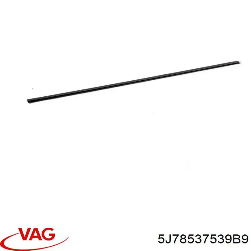 Молдинг двери задней левой VAG 5J78537539B9 цена, от 8.87 USD