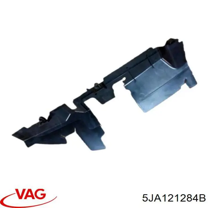 Воздуховод (дефлектор) радиатора правый VAG 5JA121284B