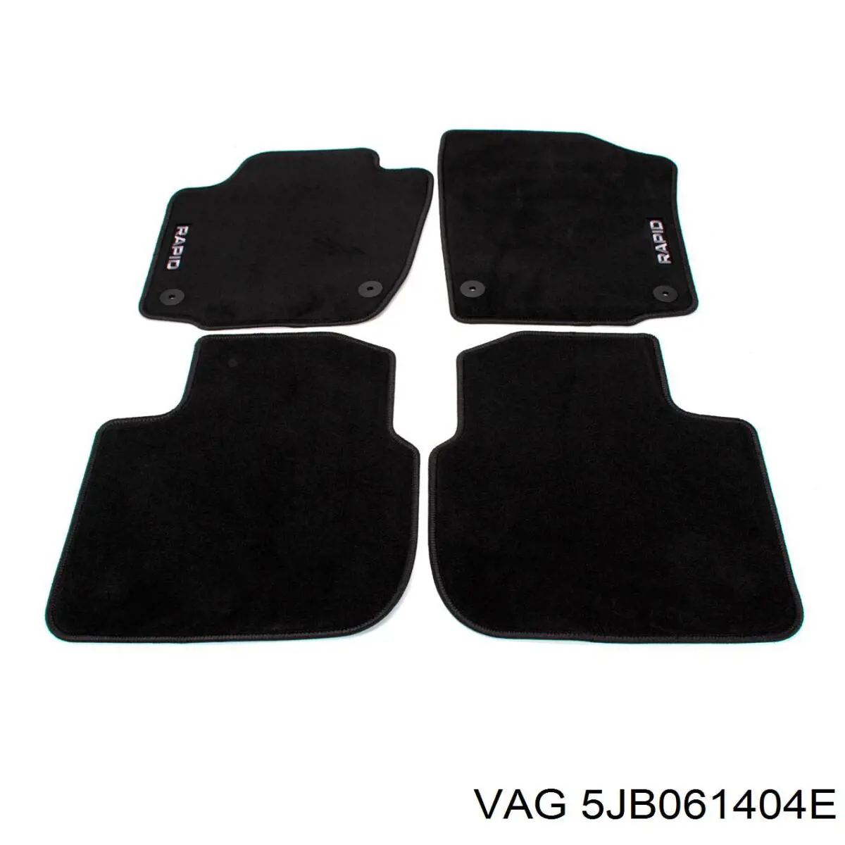 Коврики передние + задние, комплект VAG 5JB061404E