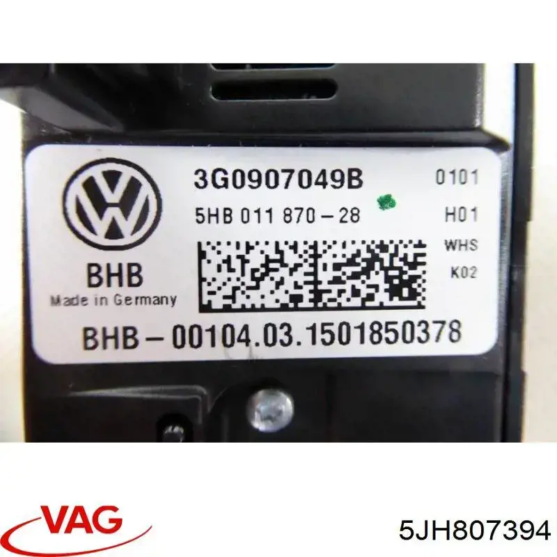 5JH807394 VAG Направляющая заднего бампера правая