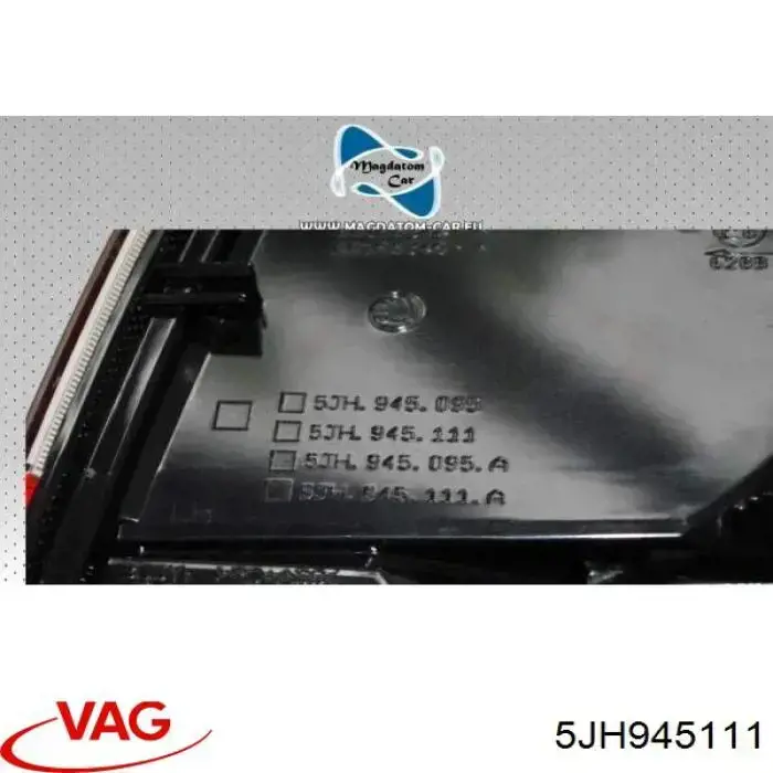 Фонарь задний левый VAG 5JH945111
