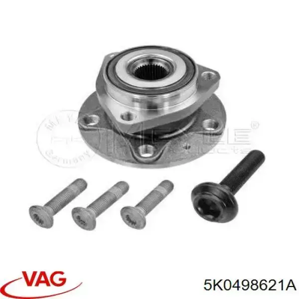 Ступицы передних колес VAG 5K0498621A цена, от 67.90 USD