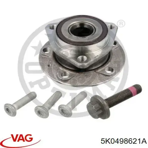 Купить 5K0498621A VAG Ступица переднего колеса