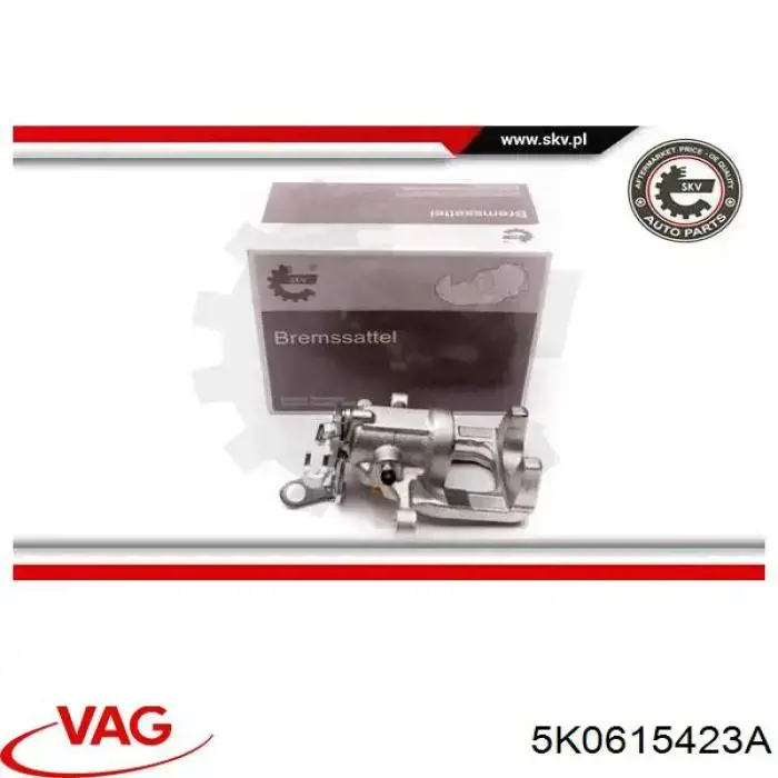 Купить 5K0615423A VAG Суппорт задний левый