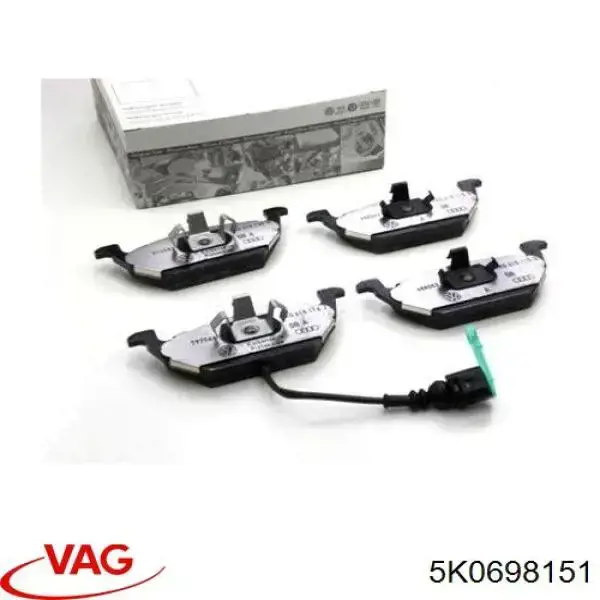 Купить 5K0698151 VAG Колодки тормозные