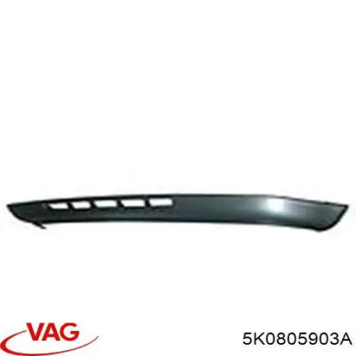 Купить 5K0805903A VAG Сплиттер переднего бампера
