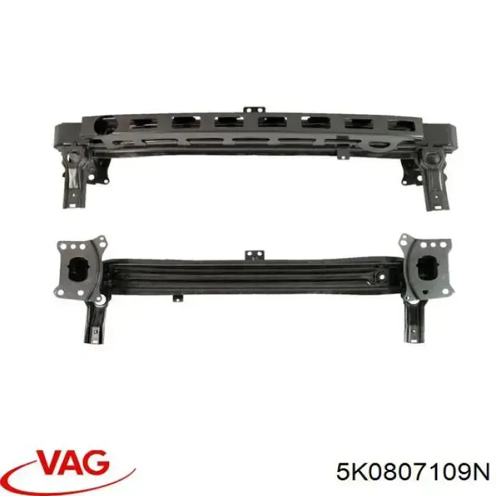 5K0807109N VAG Балка бампера переднего