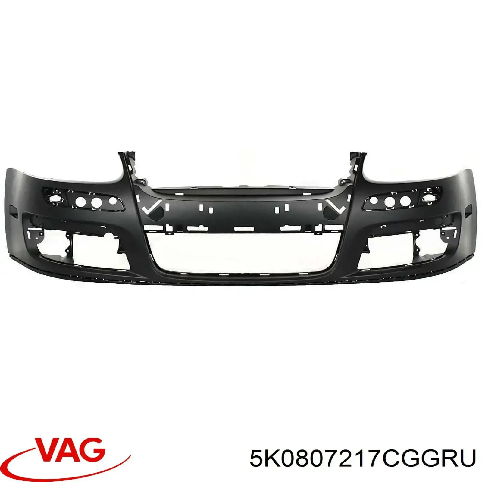 Бампер на авто VAG 5K0807217CGGRU цена, от 604.21 USD