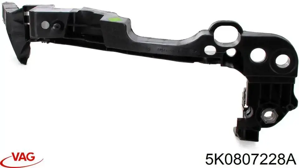 Направляющая переднего бампера, правая VAG 5K0807228A