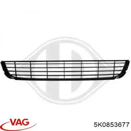 Решетка бампера переднего центральная Polcar 951827 цена, от 14.08 USD