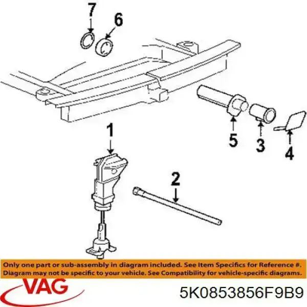 Облицовка порога, правая VAG 5K0853856F9B9 цена, от 101.30 USD