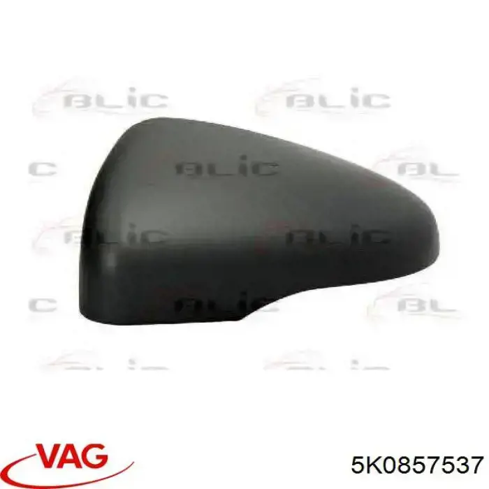 Накладка левого зеркала заднего вида VAG 5K0857537