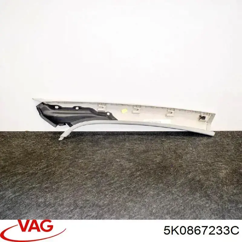 Обшивка стойки кузова внутренняя передняя правая VAG 5K0867233C цена, от 22.60 USD