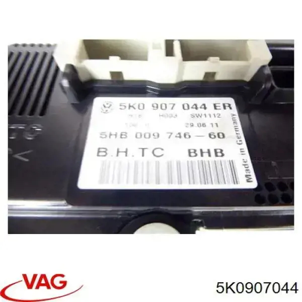 Unidade de controlo dos modos de aquecimento/condicionamento Volkswagen Tiguan I 5N1, 5N2