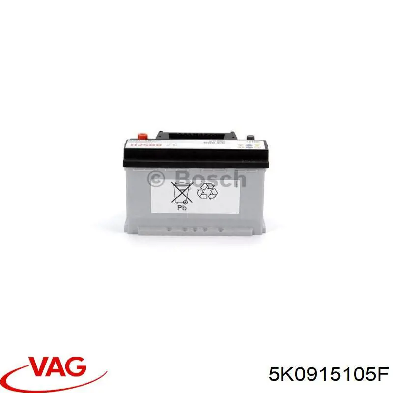 Аккумулятор автомобильный VAG 5K0915105F цена, от 155.56 USD