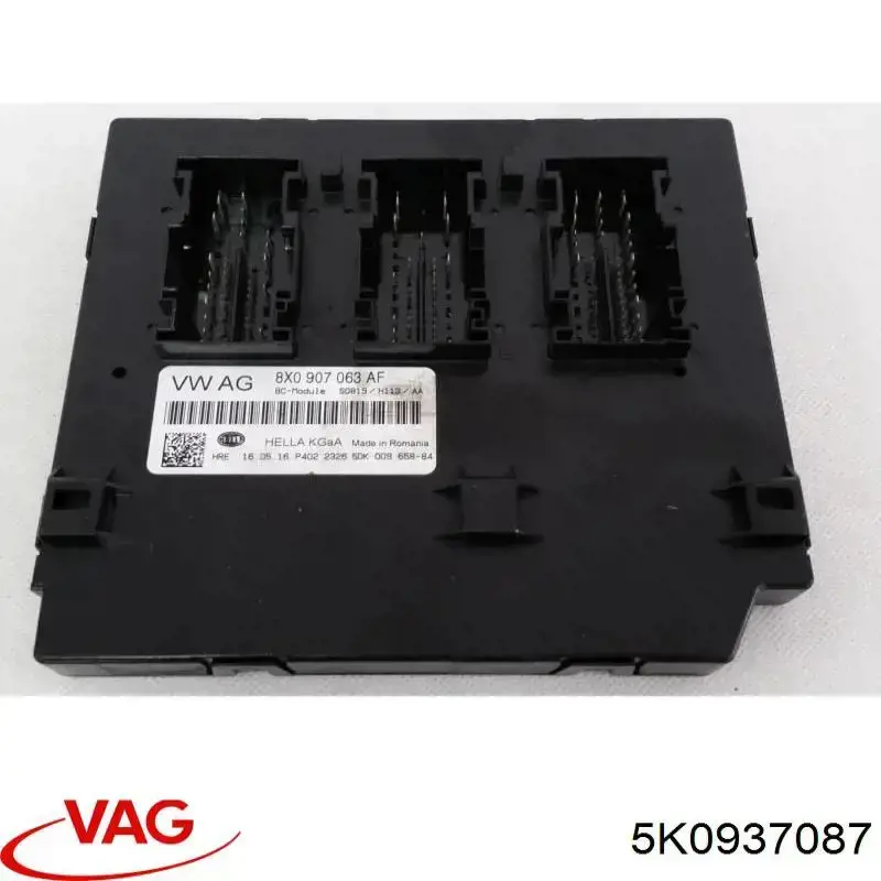 Модуль управления (ЭБУ) бортовой сетью 5K0937087 VAG