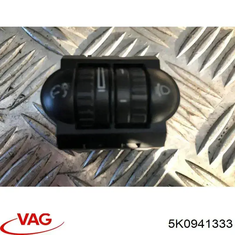 Кнопка (регулятор) корректора фар VAG 5K0941333 цена, от 11.48 USD