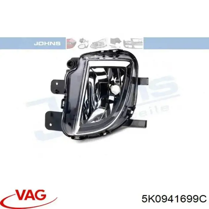 5K0941699C VAG Противотуманная фара левая