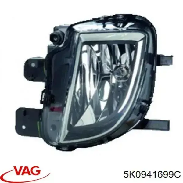 Фара противотуманная, левая VAG 5K0941699C цена, от 44.77 USD