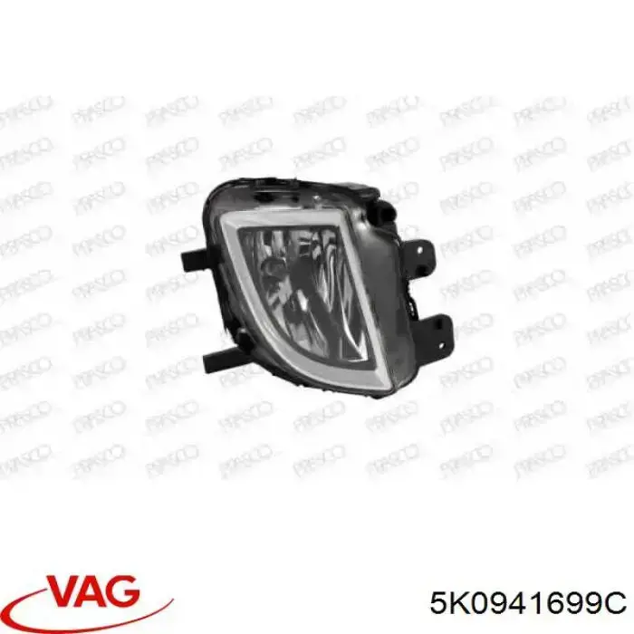 Купить 5K0941699C VAG Противотуманка левая